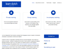 Tablet Screenshot of bernsanddutch.com